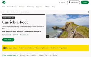 National Trust – Carrick-a-Rede Rope Bridge